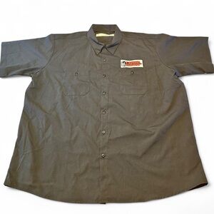 Lethal Threat Work Shirt Mens XXL Short Sleeve Metal Till the Grave NWT